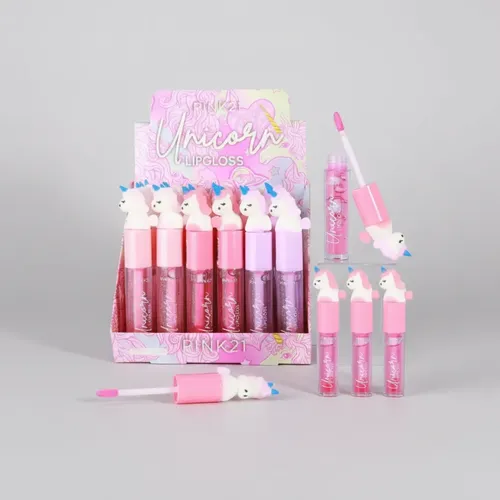 Lip Gloss Labial Magico Cambia Color Unicornio Pink 21