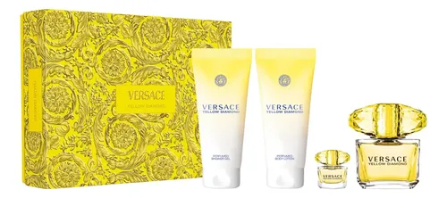Set Perfume Mujer Versace Yellow Diamond Edt 90ml