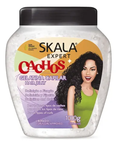 Gelatina Cápilar Mais Cachos Expert Antifrizz y definición Rizado 1 L Skala