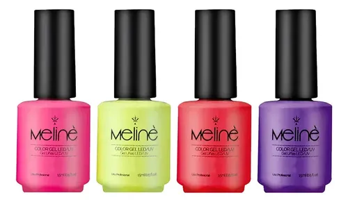 Esmaltes Semipermanentes X4 Gel Uvled Meline