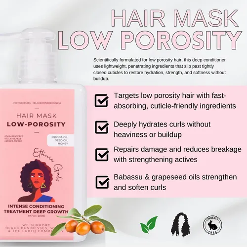 Mascarilla Capilar Ethnic Gals, 280 Ml, Manteca De Karité Y