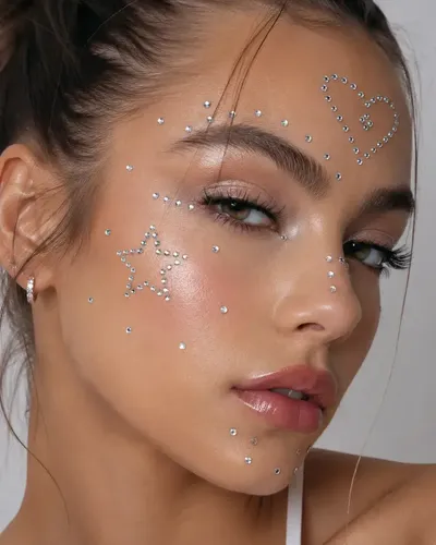 Strass Gemas Autoadhesivas Rostro/cuerpo 3mm X15 Unid
