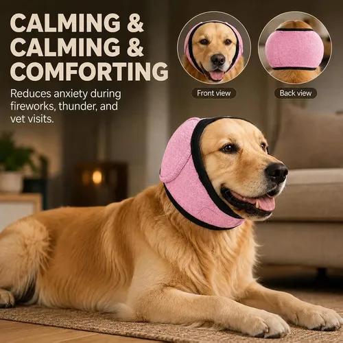 Orejeras Para Perro Anti Ruido Secado Baño Ansiedad /e