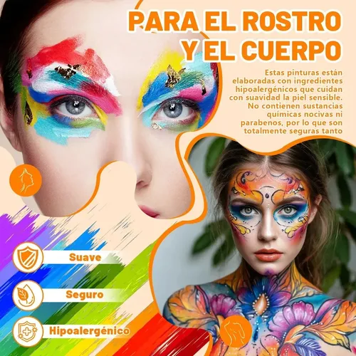 Calidad Superior Kit Maquillaje Facial Y Corporal 20 Colores