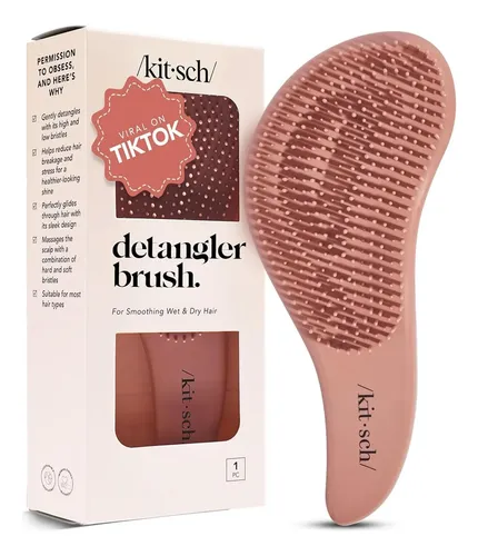 Cepillo Desenredante Kitsch Cerdas Flexibles Cabello Rizado