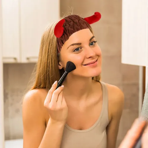 3 Diademas Para Mujer Con Forma De Cuerno Para El Cuidado De