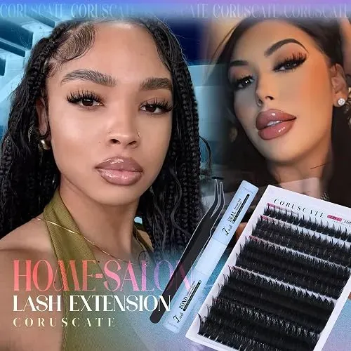 Extensiones De Pestanas En Racimo Coruscate 160d 260d De 12