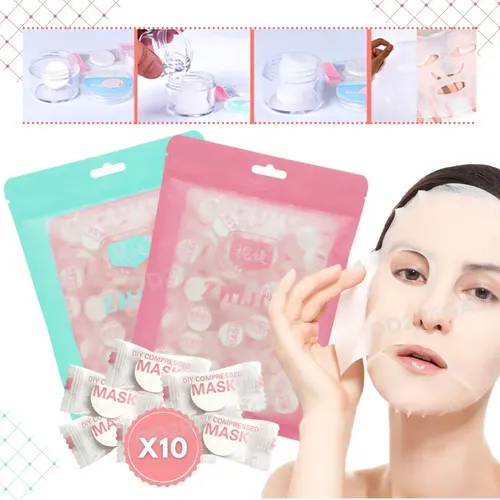 Mascara O Mascarilla Comprimida Facial Pastilla Cápsula X10