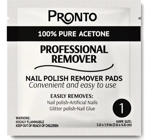 Pads Removedores De Esmalte Pronto 10 Piezas