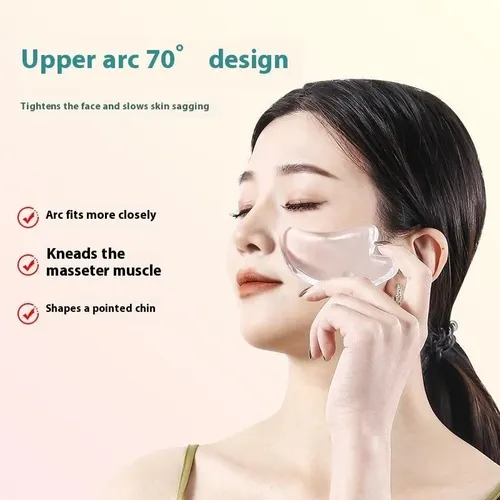 Tablero Gua Sha Transparente, Masaje Gua Sha For