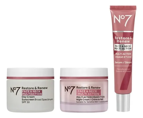 Sistema De Cuidado De La Piel Multiacción No7 Restore & Rene