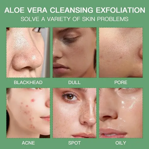 Exfoliante Corporal Y Facial Con Aloe Vera, Lavado Facial .