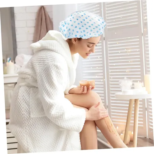 Gorros Ducha Impermeables 6 Unidades Baño Cabello Reutilizab