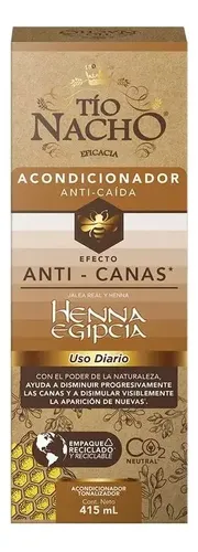 Acondicionador Tío Nacho Anticanas Con Henna Egipcia 415ml