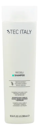 Tec Italy Riccioli Shampoo + Acondicionador Rulos Chico 3c