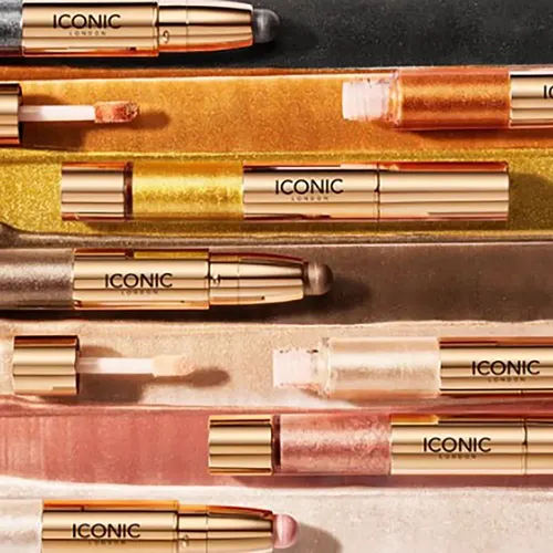Sombra Dúo Iconic London Glaze Crayons Mirada Icónica Color de la sombra Goldmine Gold
