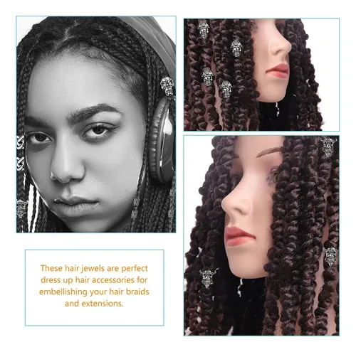 20 Accesorios De Trenzado Para Mujer, Diseño Vikingo, 20 Uni