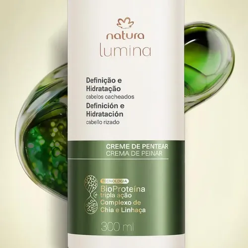 Natura Lumina Crema Para Peinar Cabello Rizado/rulos 300ml