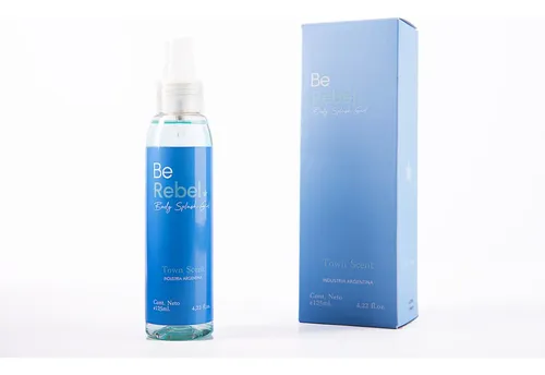 Body Splash Town Scent Be Rebel Mujer 125ml Frutal Floral