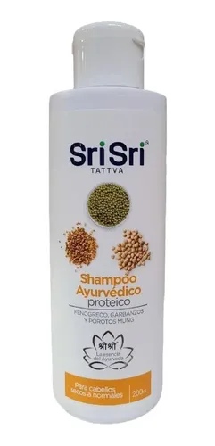 Shampoo Sri Sri Ayurvédico Con Proteinas 200ml