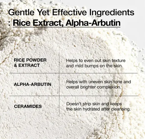 Anua Rice Enzyme Brightening Cleansing Powder 40g – K Beauty Momento De Aplicación Día/noche Tipo De Piel Todo Tipo De Piel