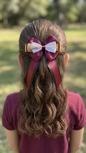 Moño Artesanal Cabello Harry Potter