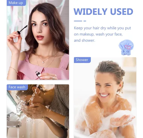 Gorro De Microfibra Para Secar Cabello Rápido En Baño
