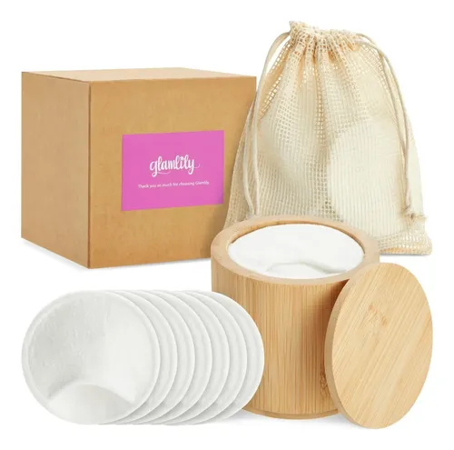 Reusable Cotton Pads Glamlily For Face Makeup Removal 16 Pac