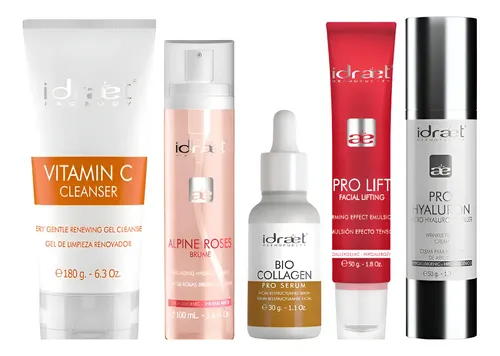 Rutina Skincare Flacidez Firmeza Lifting Piel Mixta Idraet