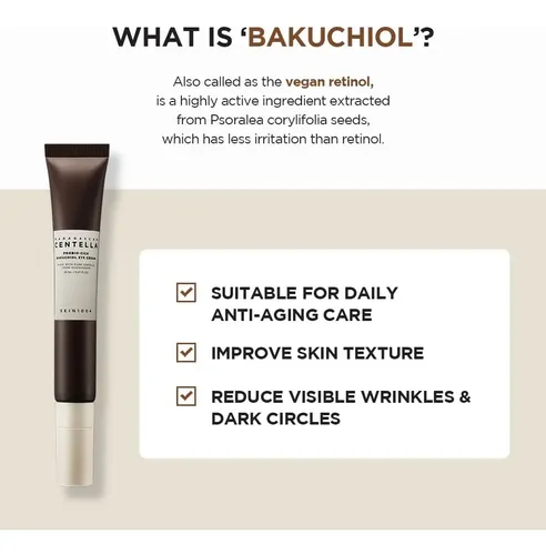Crema contorno de Ojos Skin1004 Madagascar Centella Probio-cica Bakuchiol Día/Noche