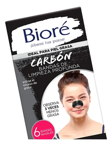 Bioré Carbón Bandas De Limpieza Profunda