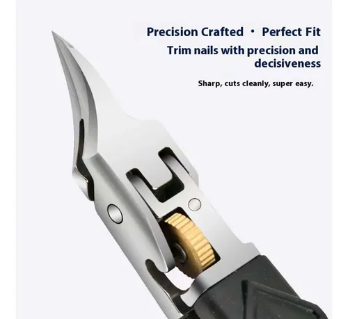 New Long Reach Toenail Clippers Curved Blade For Seniors A