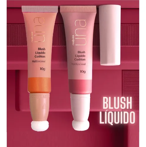Blush Líquido Cushion 10g Una Natura