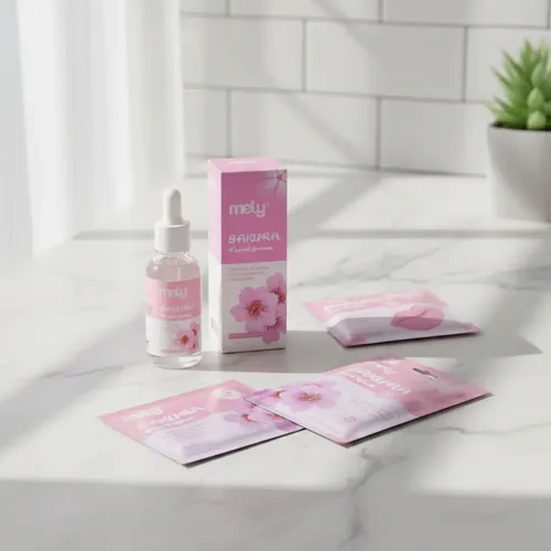 Sakura Serum+mascarilla+parches Ojos+labio Facial Mely New