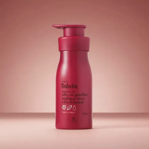 Crema Cereza Y Avellana cuerpo 400ml Natura Tododia