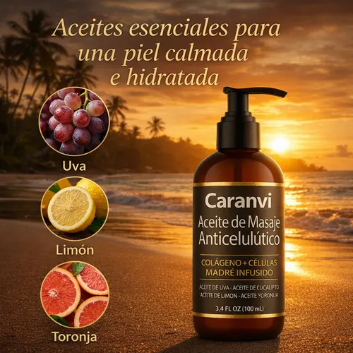 Aceite Anticelulitis Masajeador De Spa (x2)