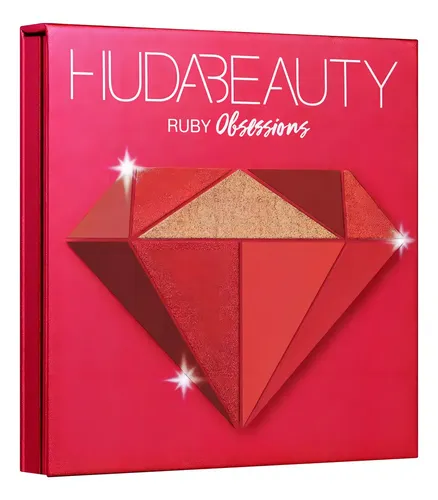 Paleta De Sombras Huda Beauty – Obsessions Palette Amethyst Sombra Rojo