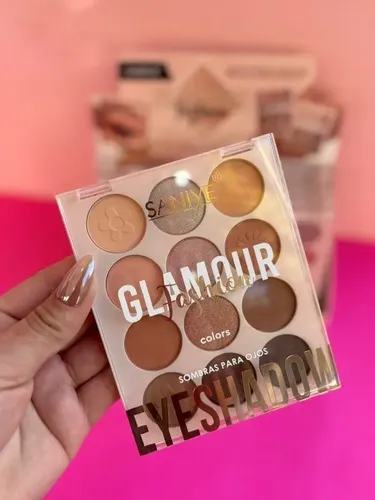 Paleta Sombras Ojos Glamour Fashion Maquillaje Saniye