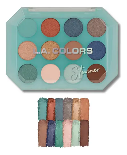 Paleta De Sombras La Colors Stunner Original 12 Tonos