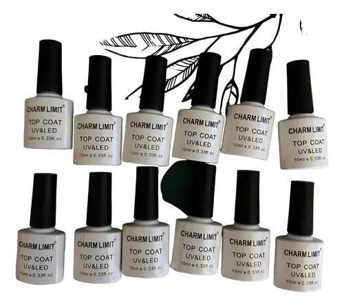 Esmalte Top Coat Charm Límit X 2 Unidades