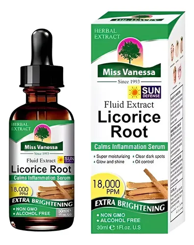 Sérum Facial Extracto Regaliz Hidratante Aclarante 30ml Momento De Aplicación Día/noche Tipo De Piel Mixta