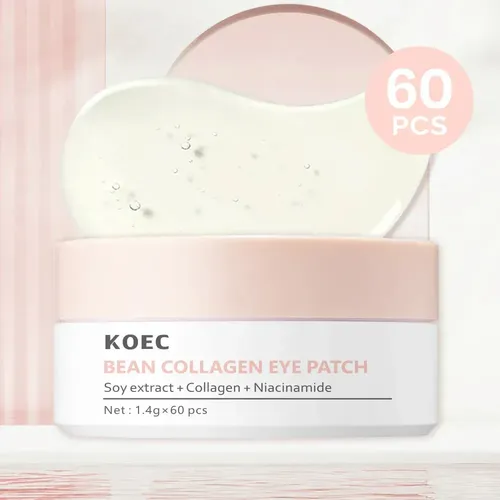 Parches Ojos Koec Colageno Frijol Anti Ojeras 60unid