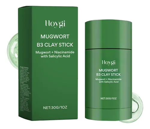 Hoygi Mugwort Clay Mask Stick Para Limpeza Profunda P