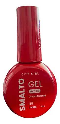 Esmalte De Uñas Profesional City Girl Smalto 7ml N49