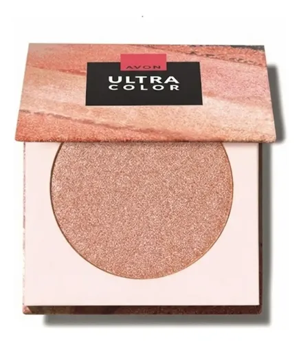 Polvo Compacto Facial Iluminador Rose Gold
