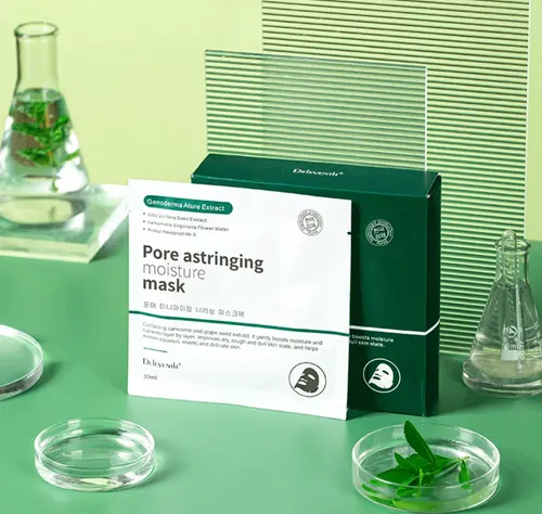 Set Mascarilla Poro Astringente Hidratante Deleventh X10 Und Todo Tipo De Piel