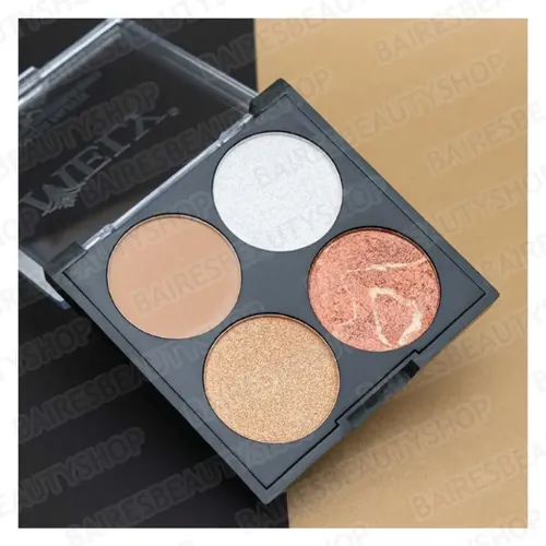 Paleta Contorno Iluminador Y Rubor En Polvo Maquillaje Mely