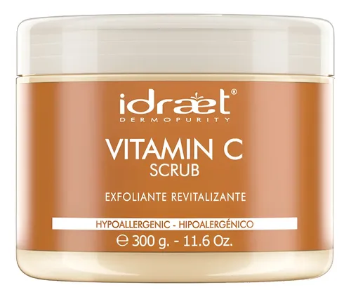 Idraet Vitamina C Scrub Exfoliante Renovador Gel Limpieza