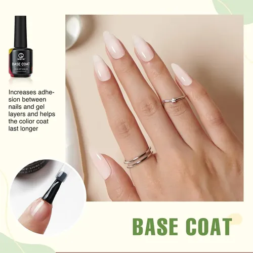 Mefa Set Base Y Top Coat Gel 15 Ml
