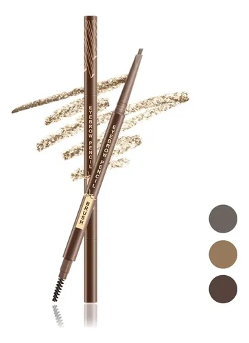 Lápiz De Cejas Music Flower Soft Brown 2 En 1 Con Cepillo